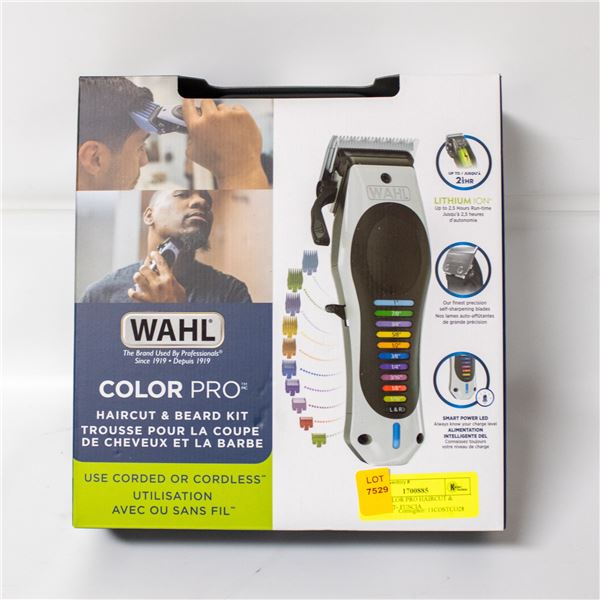 WAHL COLOR PRO HAIRCUT & BEARD KIT- FUSCIA