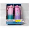 Image 1 : 2 PACK OF 24OZ THERMOFLASKS WITH LIDS