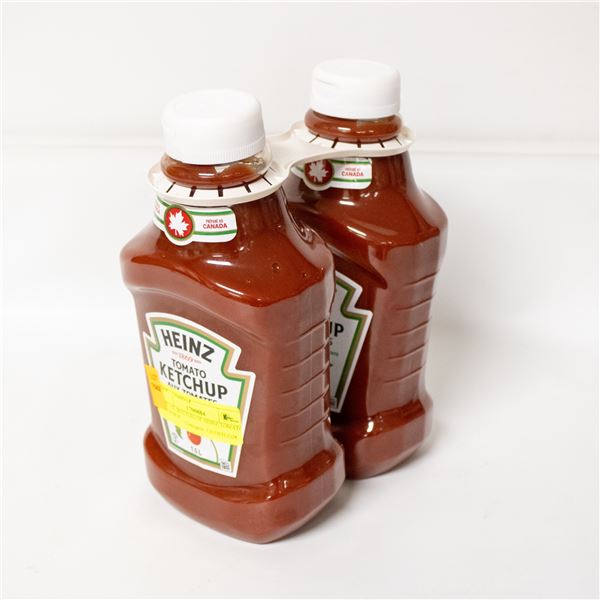 2 X 1.5L BOTTLES OF HEINZ TOMATO KETCHUP