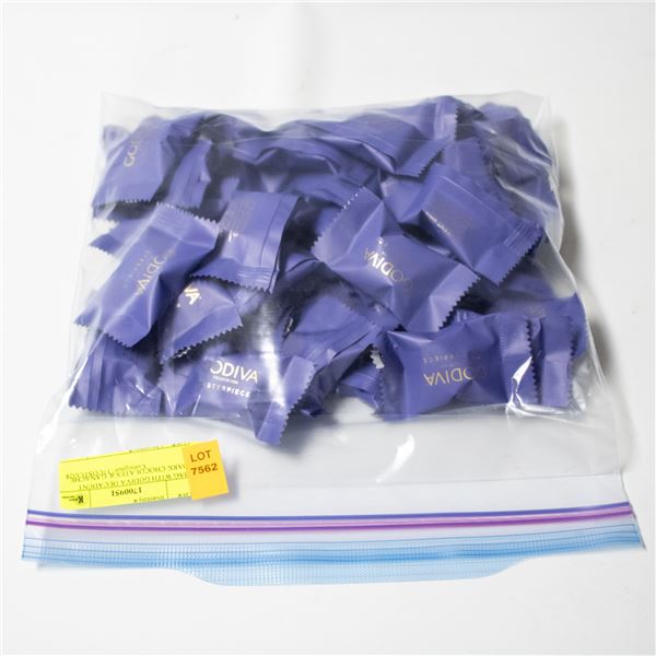 BAG WITH GODIVA DECADENT DARK CHOCOLATES & GANACHE