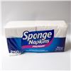 Image 1 : NEW PACK OF 250 PREMIUM 3PLY SPONGE NAPKINS