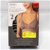 Image 1 : NEW OPEN BOX JONES NY 2 PK MED SMOOTH COMFORT BRAS