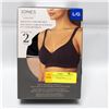Image 1 : NEW OPEN BOX JONES NY 2 PK LG SMOOTH COMFORT BRAS