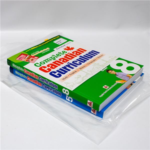 SET OF 2 CANADIAN CURRICLUM, GRADE 5 & 8 BOOKS