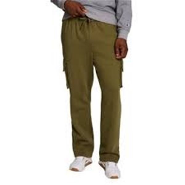 NEW MENS CHAMPION CARGO PANT GREEN SIZE MEDIUM