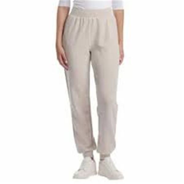 NEW WOMENS LAZYPANTS HIGHWAIST JOGGERS BEIGE SIZEM