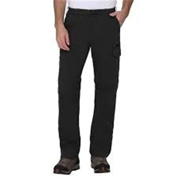 NEW MENS BC CLOTHING BLACK PANTS SIZE LARGE X 32