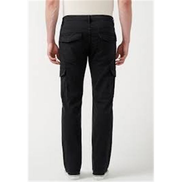NEW MENS BUFFALO BLACK PANTS LARGE