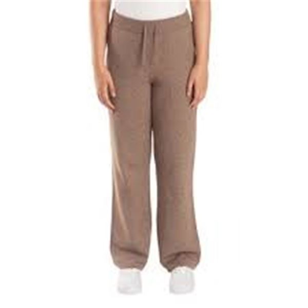 NEW WOMENS LAZYPANTS KNIT PANTS BROWN SIZE LG