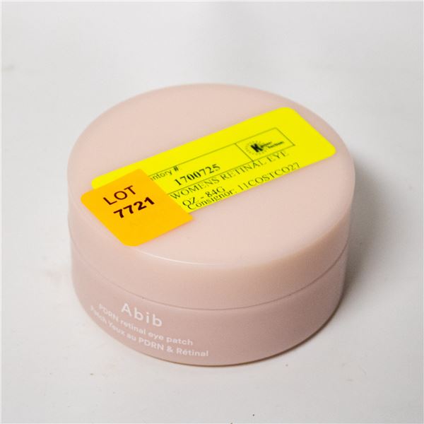 NEW ABIB WOMENS RETINAL EYE PATCH 2.96 OZ - 84G