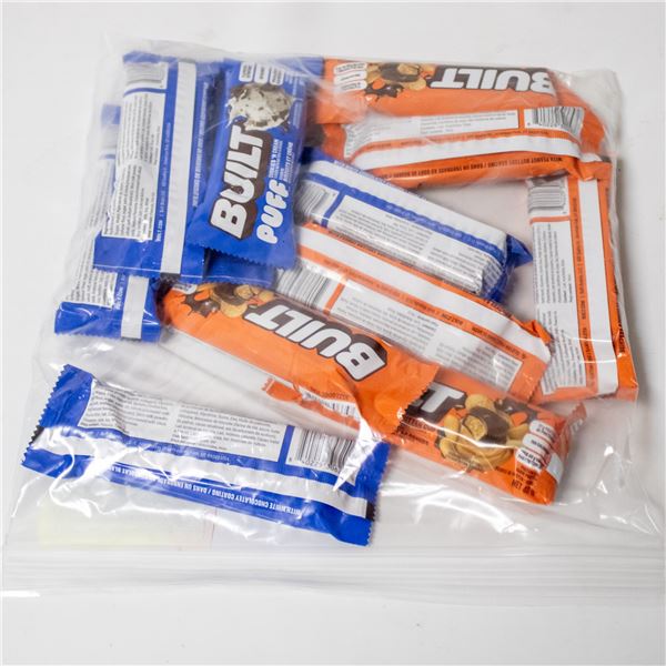 BAG OF 12 BUILT PUFF PROTEIN BARS VARIETY PACK
