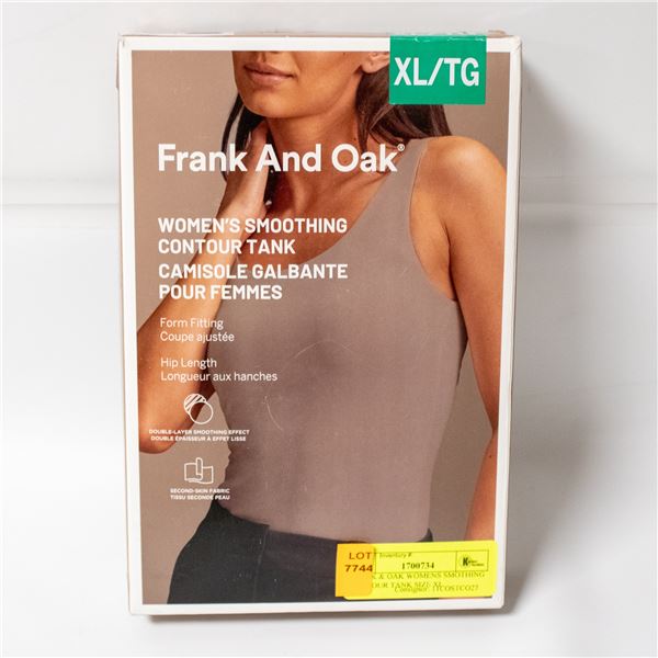 FRANK & OAK WOMENS SMOTHING CONTOUR TANK SIZE XL