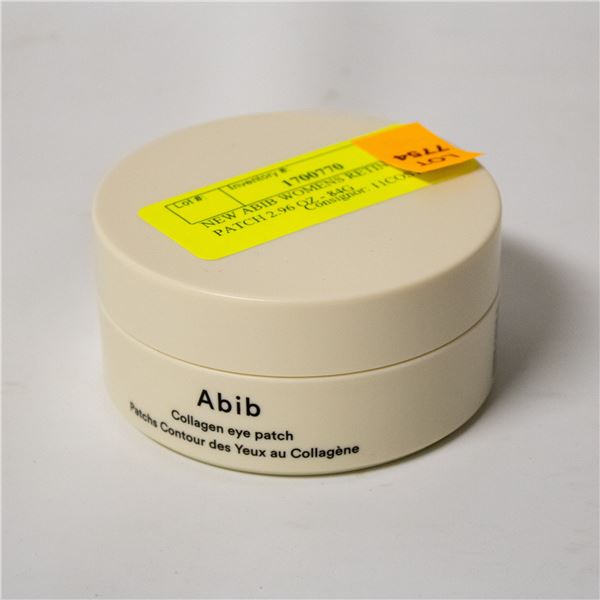 NEW ABIB WOMENS RETINAL EYE PATCH 2.96 OZ - 84G