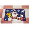 Image 1 : FROSTY THE SNOW MAN HOLIDAY MAT, 22.5" X 38"