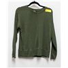 Image 1 : WOMENS BUFFALO LONG SLEEVE TOP GREEN SIZE SM