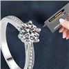 Image 3 : 1 CT GRA CERTIFIED ROUND BRILLLIANT MOISSANITE 925S