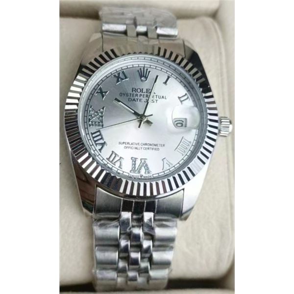 NEW REPLICA R0LEX QUARTZ "DATEJUST" WATCH