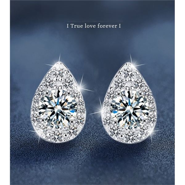 1 CT GRA CERTIFIED WATERDROP STYLE ROUND BRILLIANT