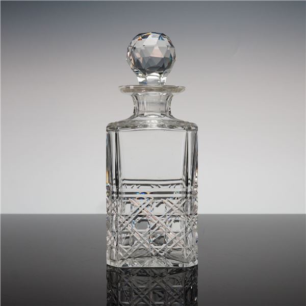 Edinburgh Crystal Square Liquor Decanter with Stopper