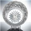 Image 3 : American Brilliant Cut Crystal Bowl with Starburst Base and Scalloped Fan Edge