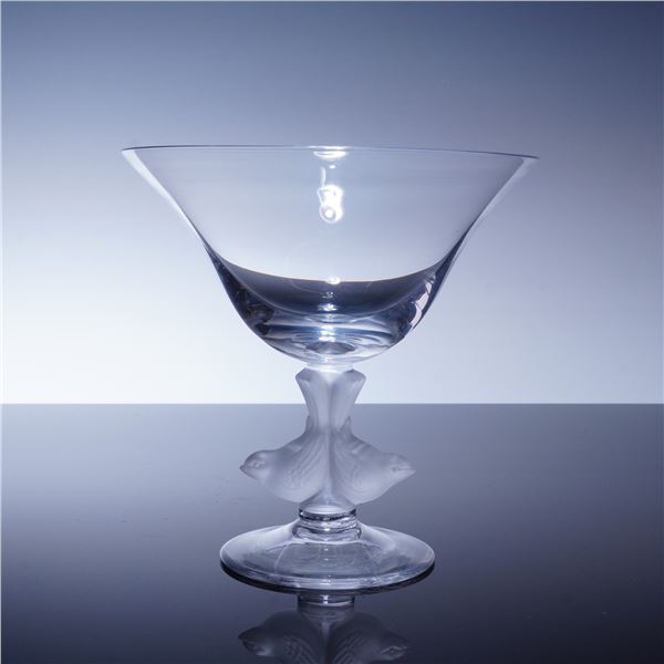 Sasaki Crystal Clear Compote Bowl, Wings