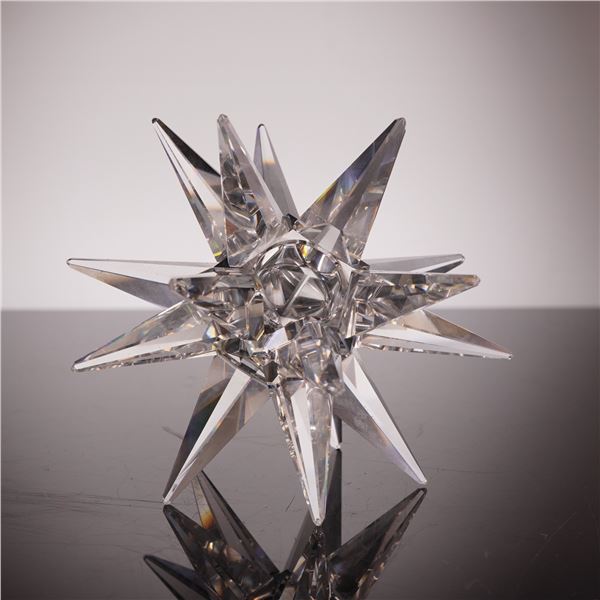 Swarovski Silver Crystal Large Star Candleholder