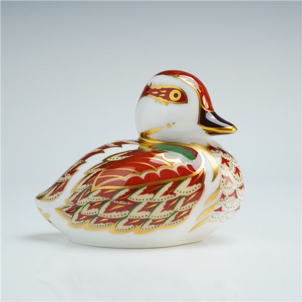 Royal Crown Derby Paperweight, Bakewell Duckling