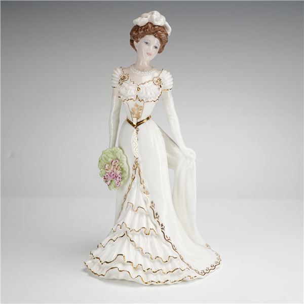 Coalport Golden Age Figurine, Charlotte A Royal Debut