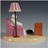 Image 2 : Coalport The Snowman "A Cold Night In" Figurine