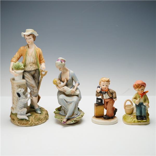 4pc Group of Four Italian and American Porcelain Figurines
