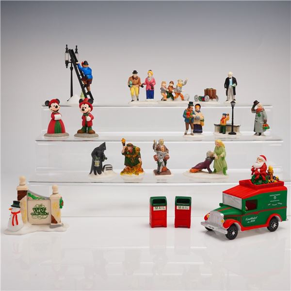 20pc Dept 56 Heritage Village Accessories