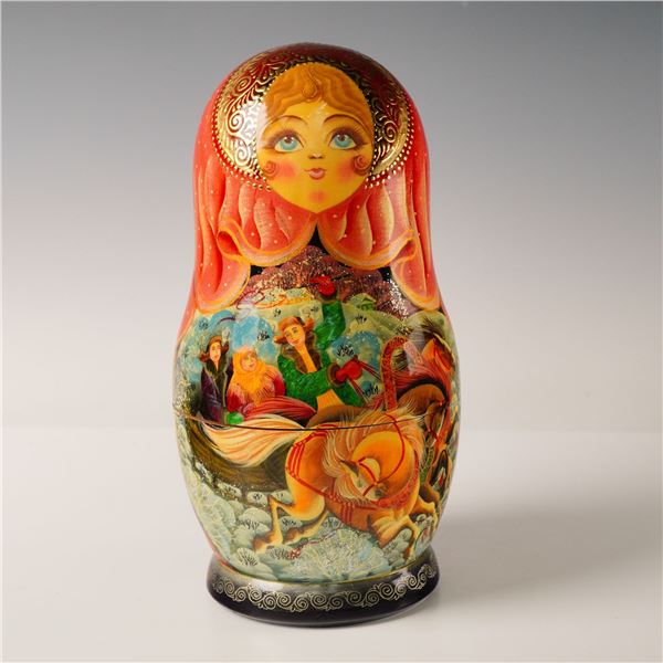 Fine Art Matryoshka Doll by E. Dobrokhoche, Russian