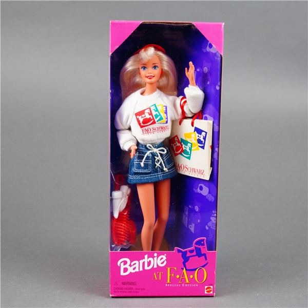Mattel, Barbie at F.A.O. Schwarz Special Edition Doll, 11.5 Inches