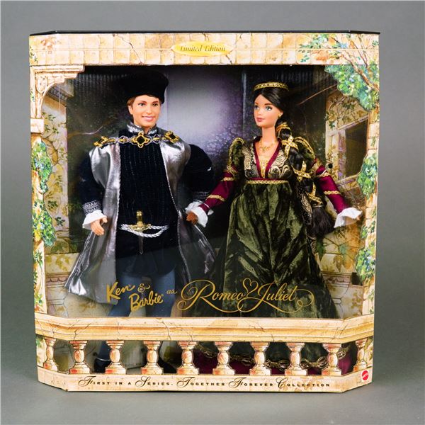 Mattel, Ken and Barbie as Romeo and Juliet Limited Edition Doll Set, 12 inches