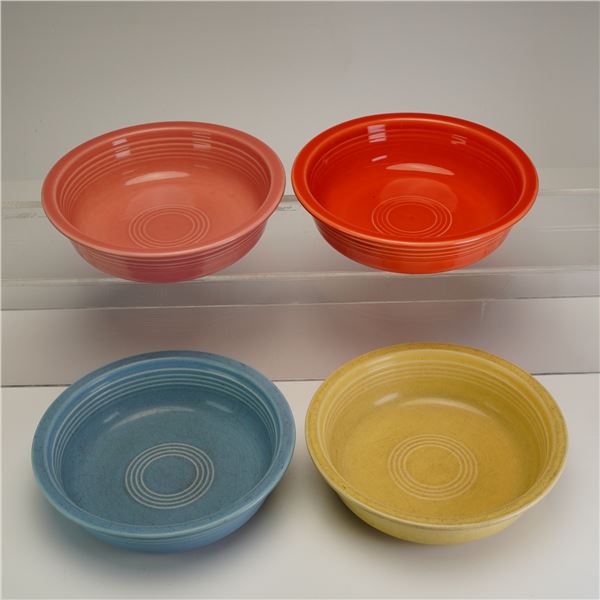 Homer Laughlin, Fiesta, Set of Four Fruit Bowls