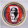 Image 1 : FDO.FDEZ (Cuban, b. 1962) Signed Hand-Painted Porcelain Plate
