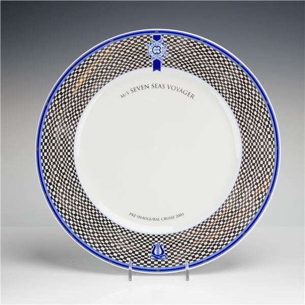 Porsgrund Norway Seven Seas Voyager Pre-Inaugural Cruise Cordon Bleu Plate
