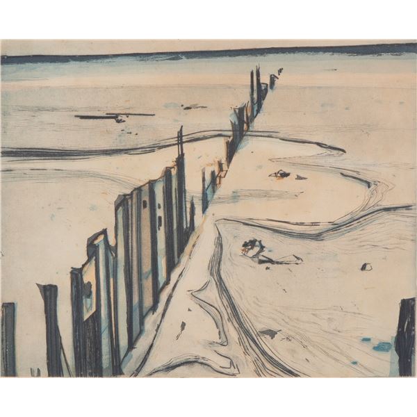 Otto Eglau, 'Tidal Patterns', Color Etching and Aquatint, 175/200