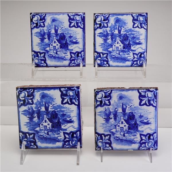 Mosaic Tile Co. Delft-inspired Seaside Cottage Faience Tiles