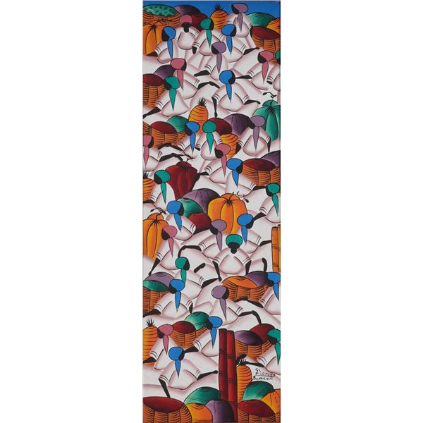 Francilo Beauzier, Acrylic on Canvas, Signed