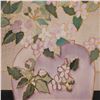 Image 4 : Mid-Century Art Deco Style Silk Painting Signed Carnegie