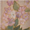 Image 6 : Mid-Century Art Deco Style Silk Painting Signed Carnegie