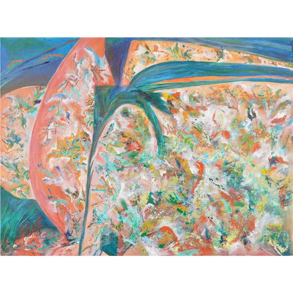 Original Abstract Textured Oil on Canvas Painting