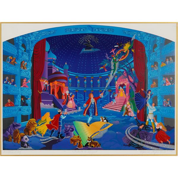 Melanie Taylor Kent Tribute to Mozart Signed Printers Proof Serigraph