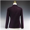Image 3 : Jil Sander Plum Purple Three-Button Tailored Blazer Jacket