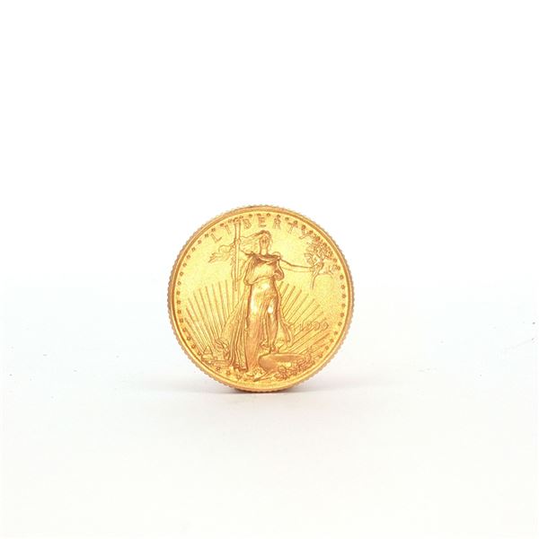 1999 1/10 Fine Gold $5 American Gold Eagle Coin