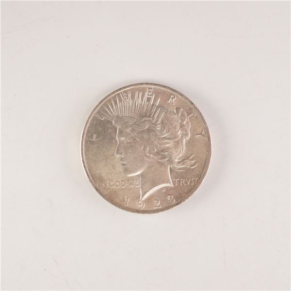 1923 Peace Silver Dollar Coin