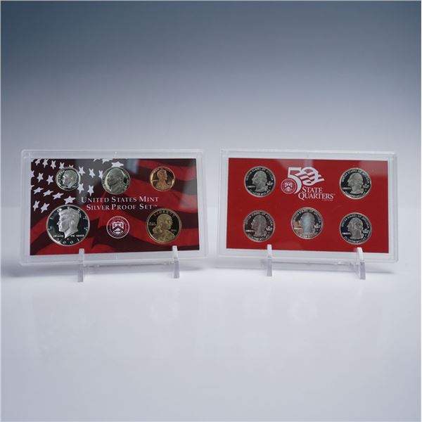 2001-S  United States Mint 50 State Quarters Silver Proof Set