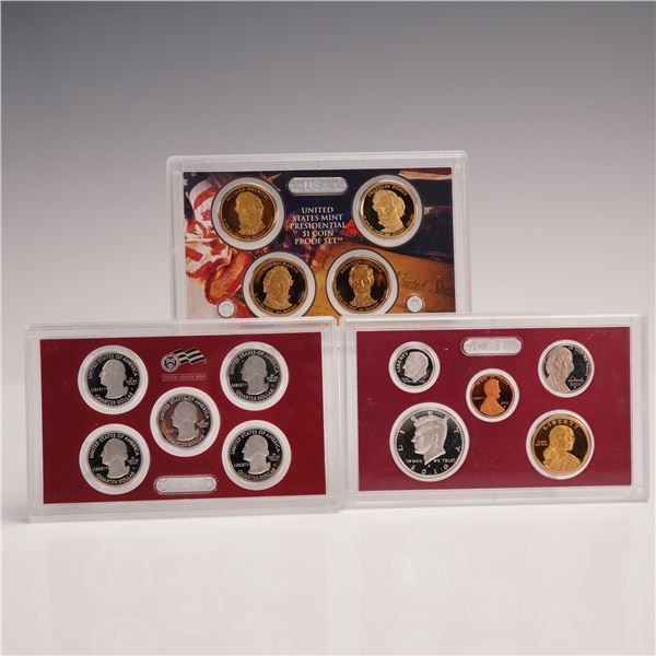 3pc 2010-S United States Mint Silver Proof Set