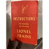 Image 4 : VINTAGE LIONEL MODEL TRAIN ITEMS - O GAUGE